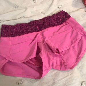 Lululemon speed shorts